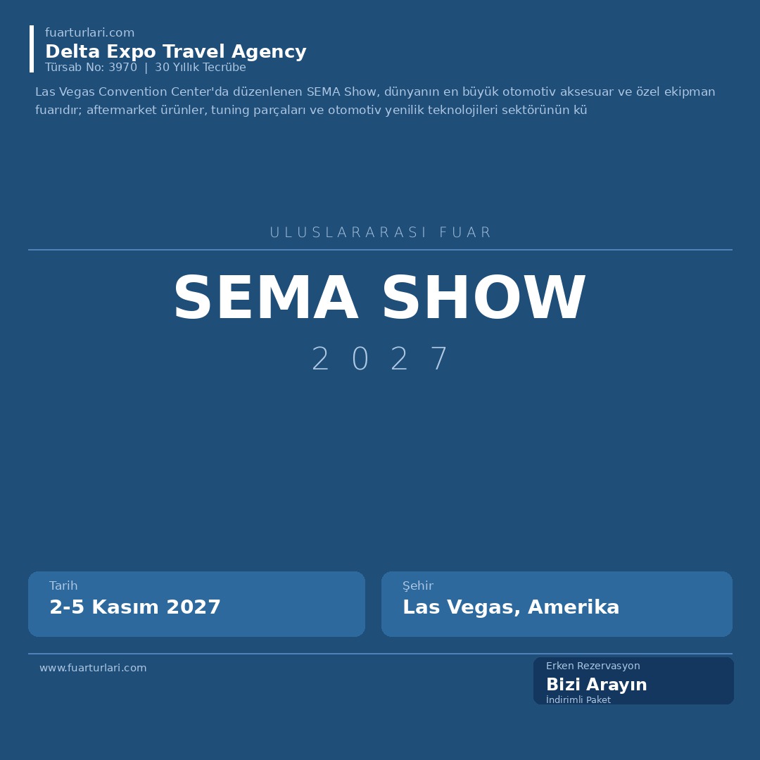 SEMA Show 2027