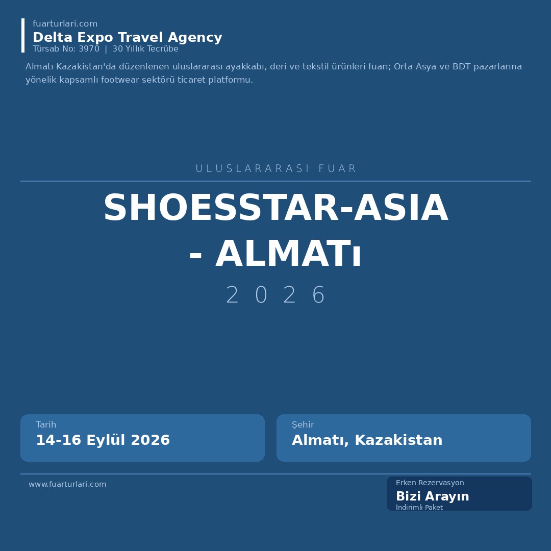 SHOESSTAR-ASIA 2026 - Almatı