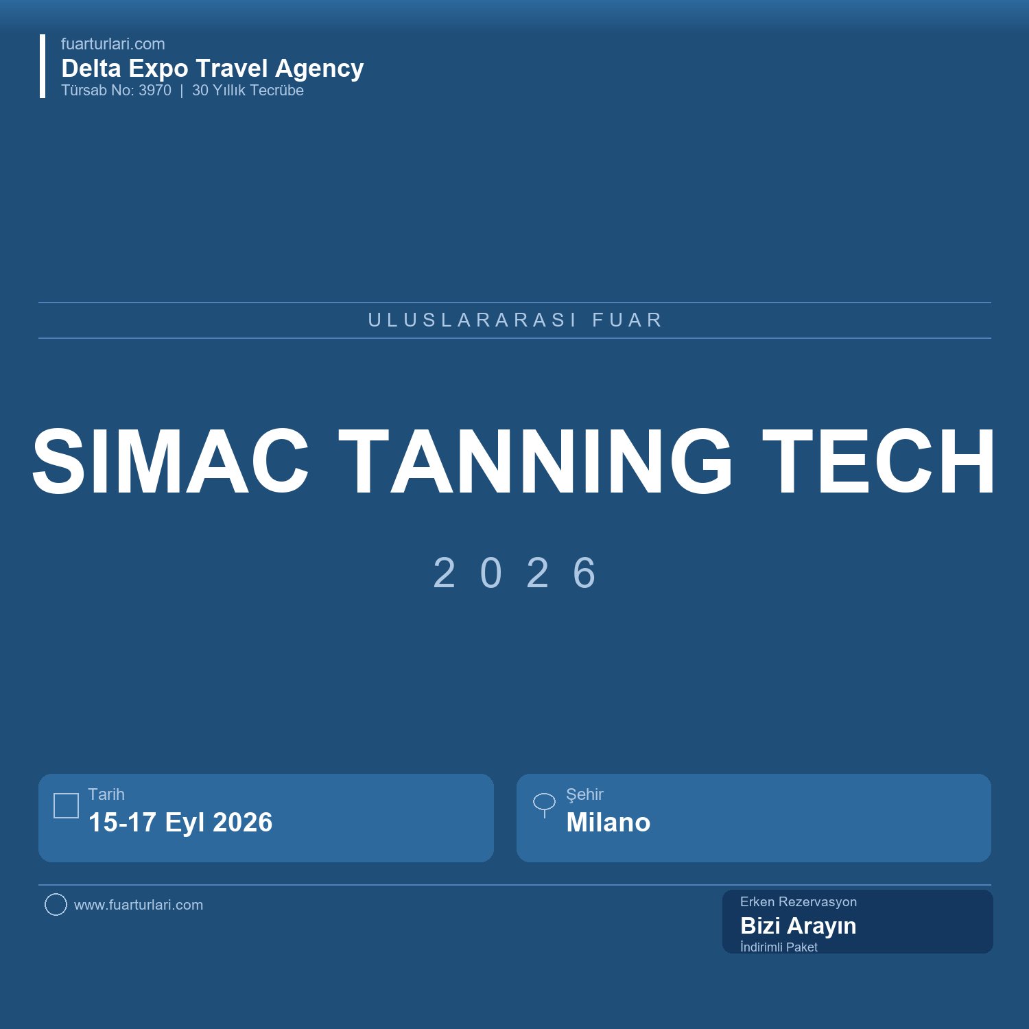 SIMAC Tanning Tech 2026 - Milano