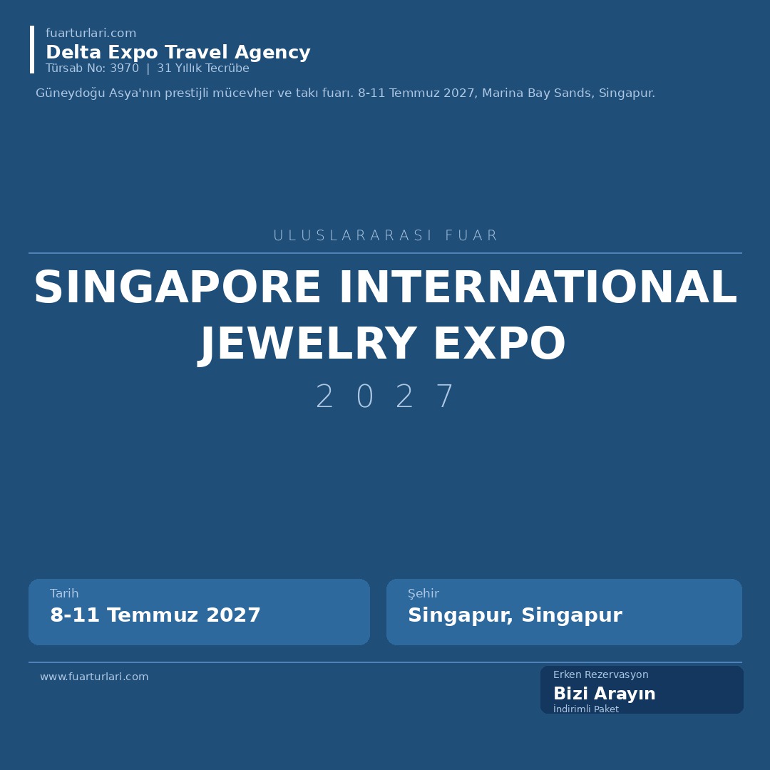 Singapore International Jewelry Expo 2027