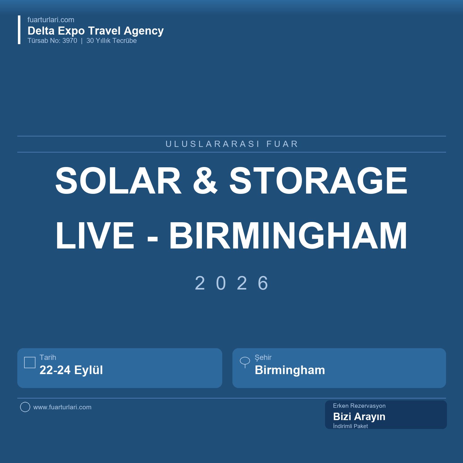 Solar & Storage Live 2026 - Birmingham