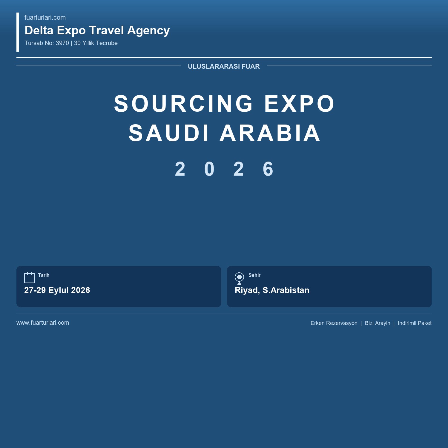 Sourcing Expo Saudi Arabia 2026 - Riyad