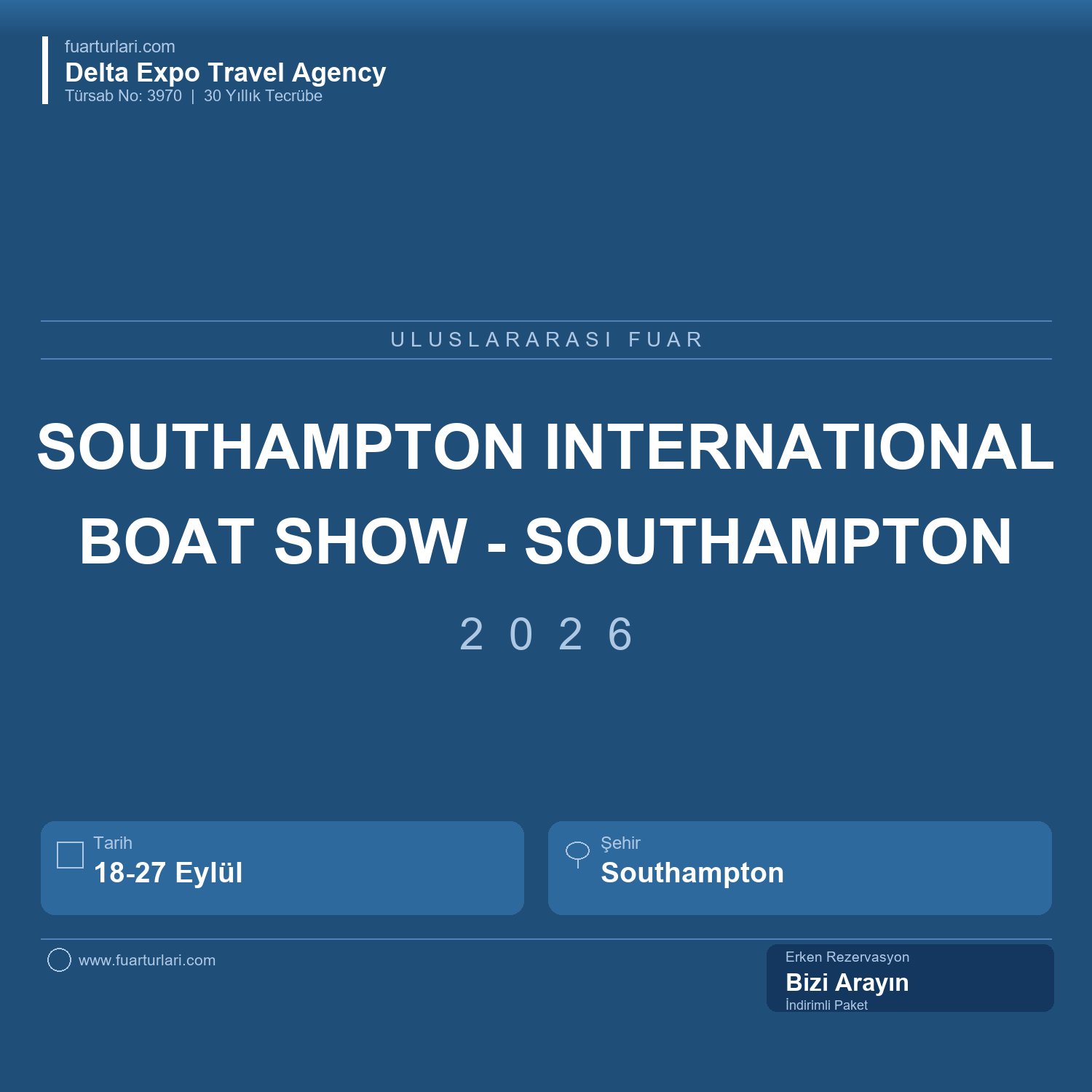 Southampton International Boat Show 2026 - Southampton