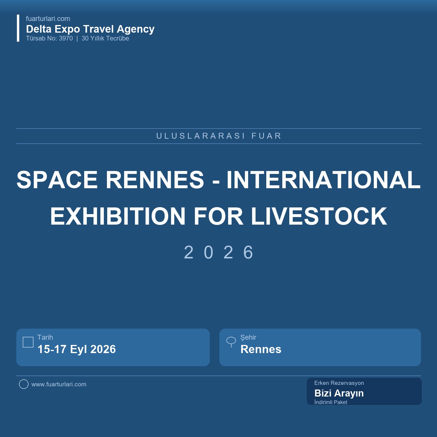 SPACE Rennes 2026 - Uluslararası Hayvancılık Fuarı