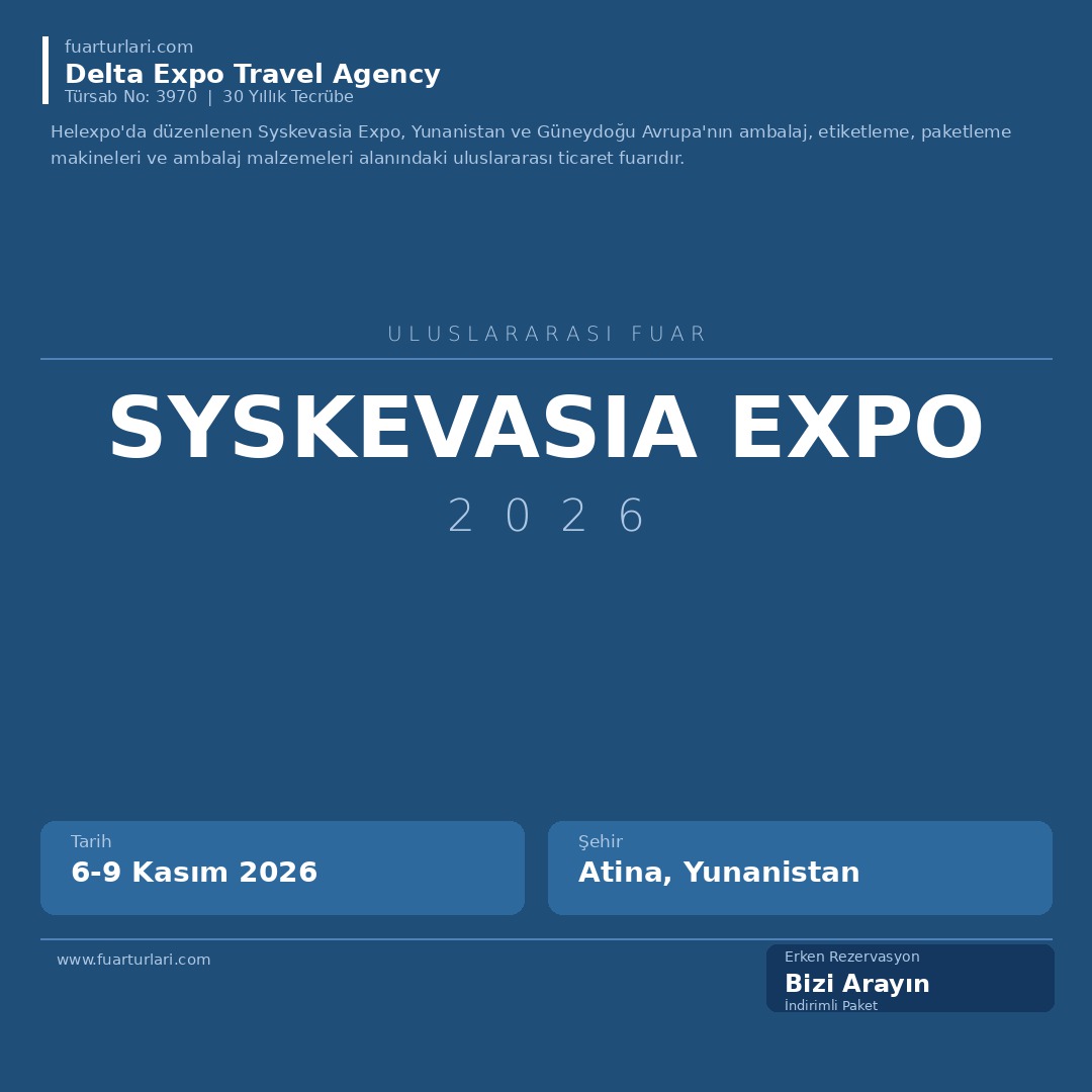 Syskevasia Expo 2026