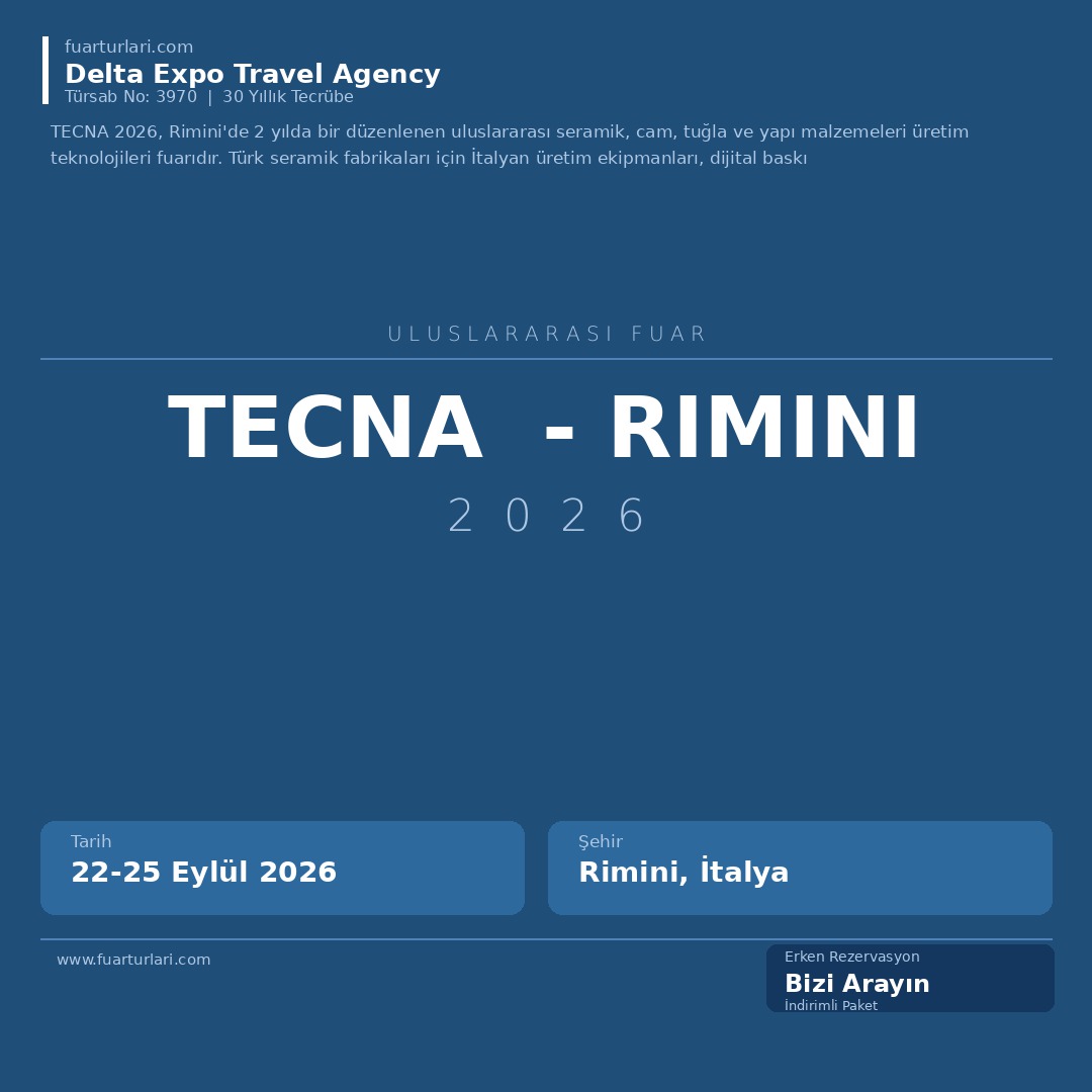 TECNA 2026 - Rimini