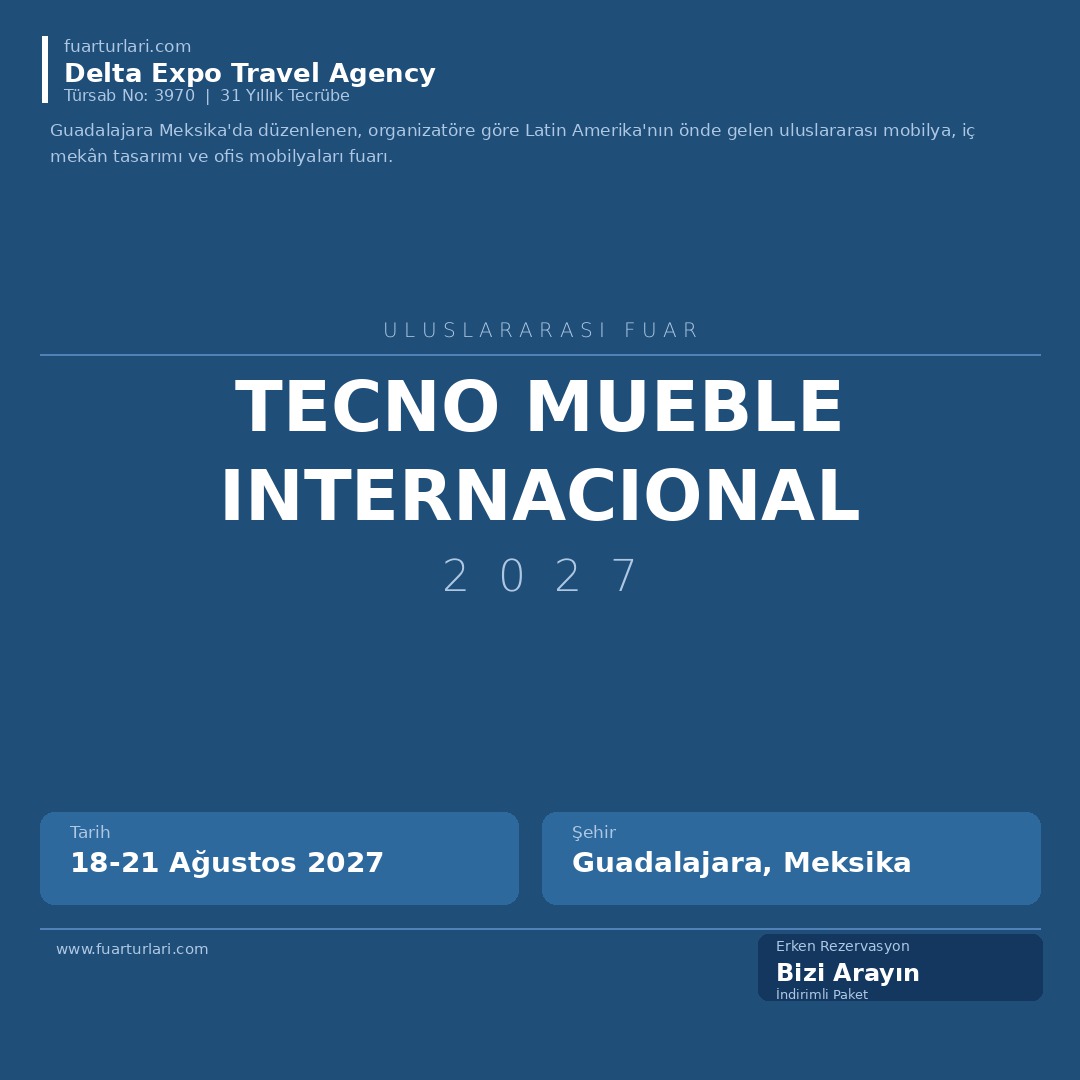 Tecno Mueble Internacional 2027