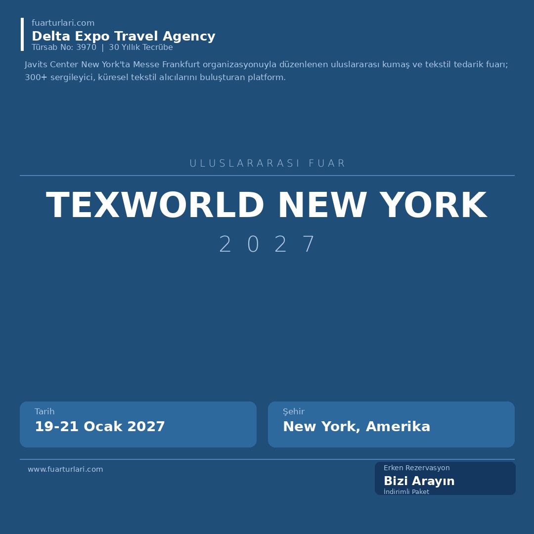 Texworld New York 2027