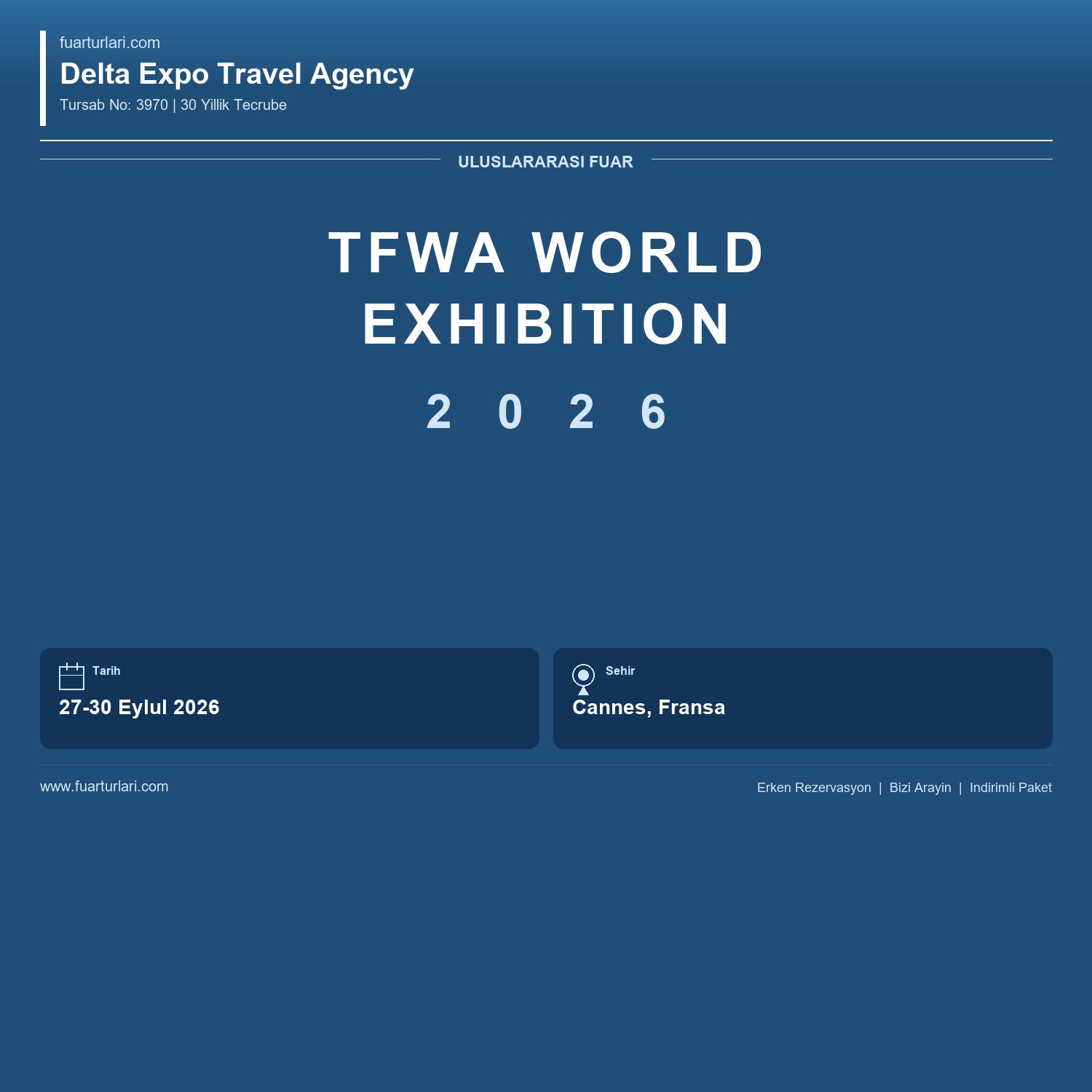 TFWA World Exhibition Cannes 2026