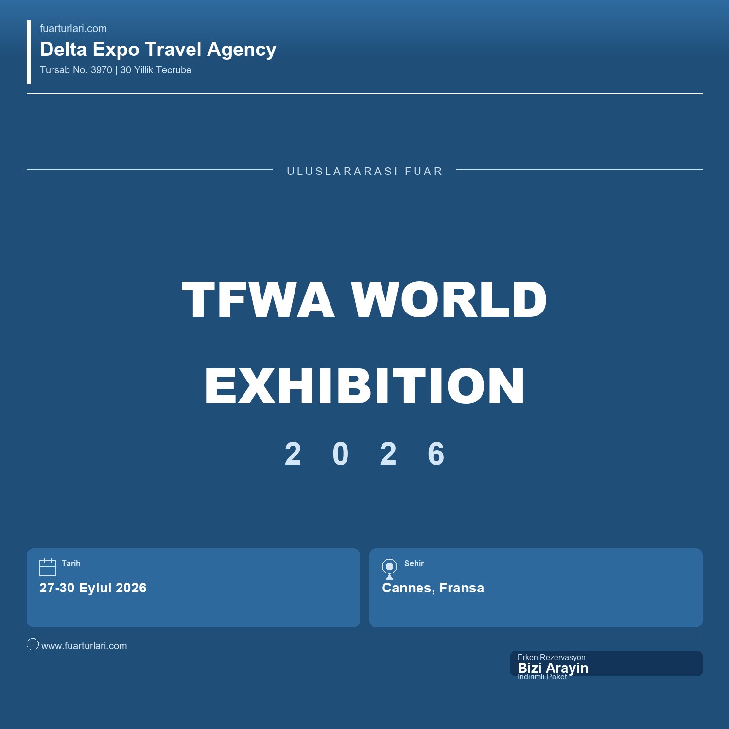 TFWA World Exhibition Cannes 2026