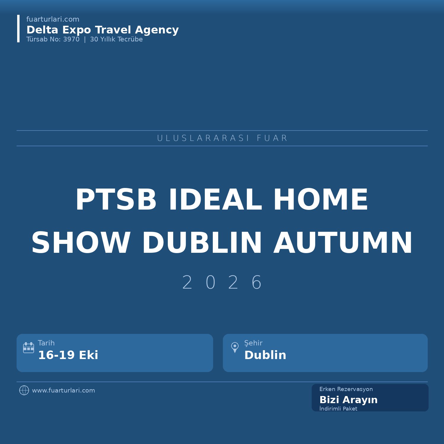 The Autumn PTSB Ideal Home Show 2026