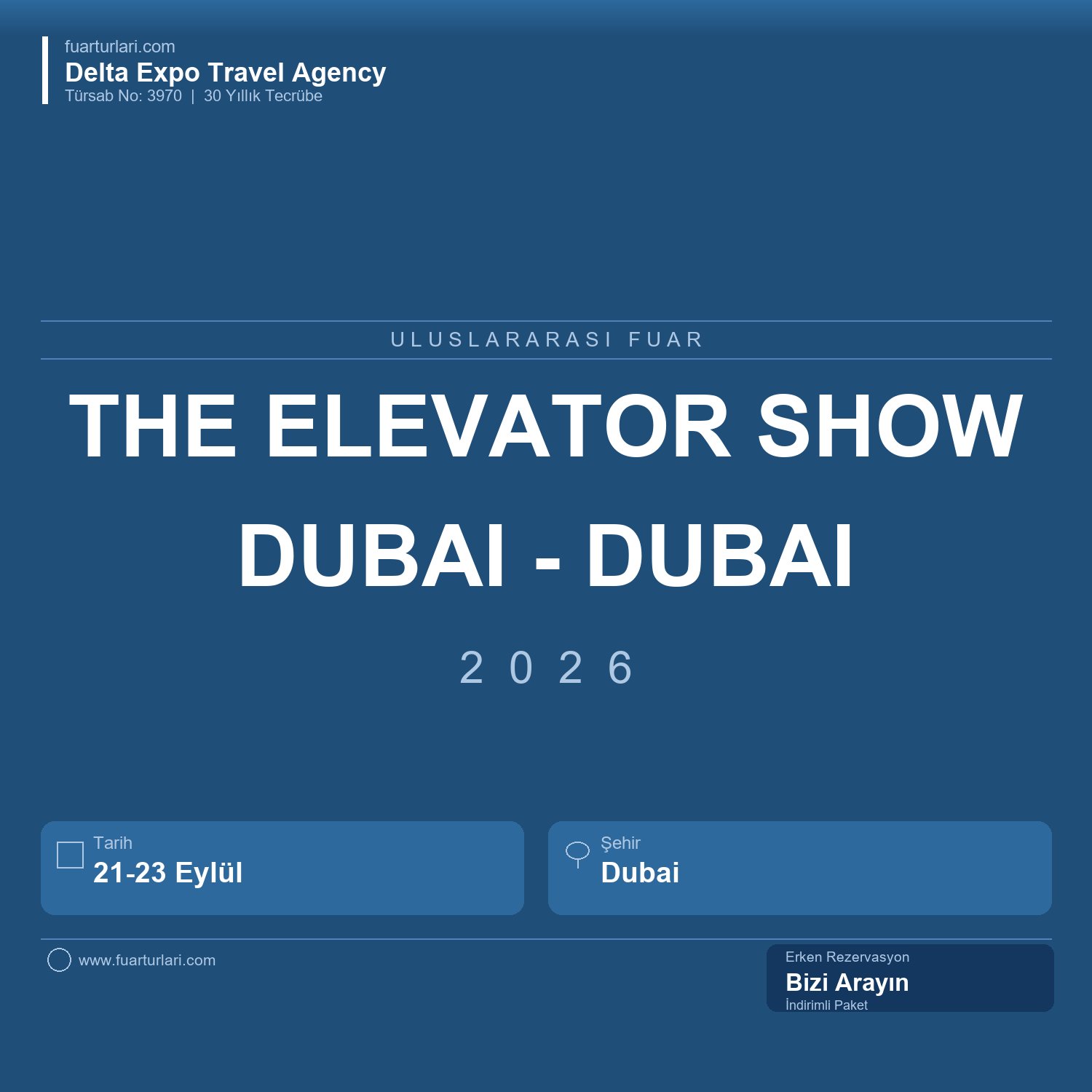 The Elevator Show Dubai 2026 - Dubai