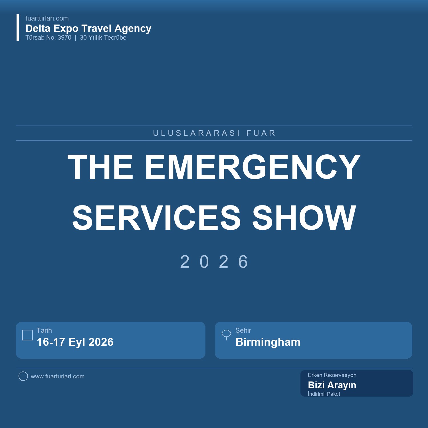 The Emergency Services Show 2026 - Birmingham