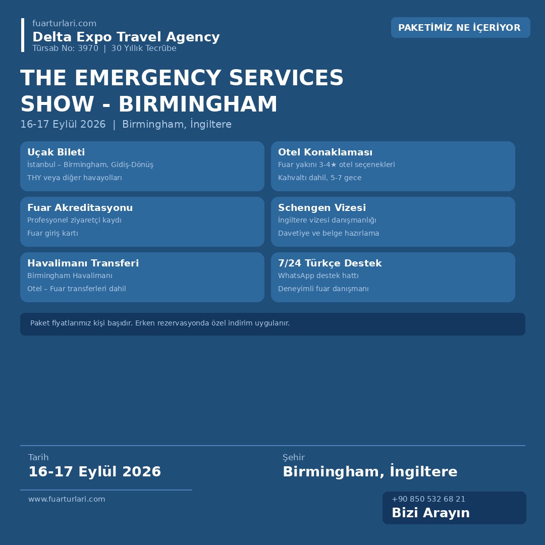 The Emergency Services Show 2026 - Birmingham