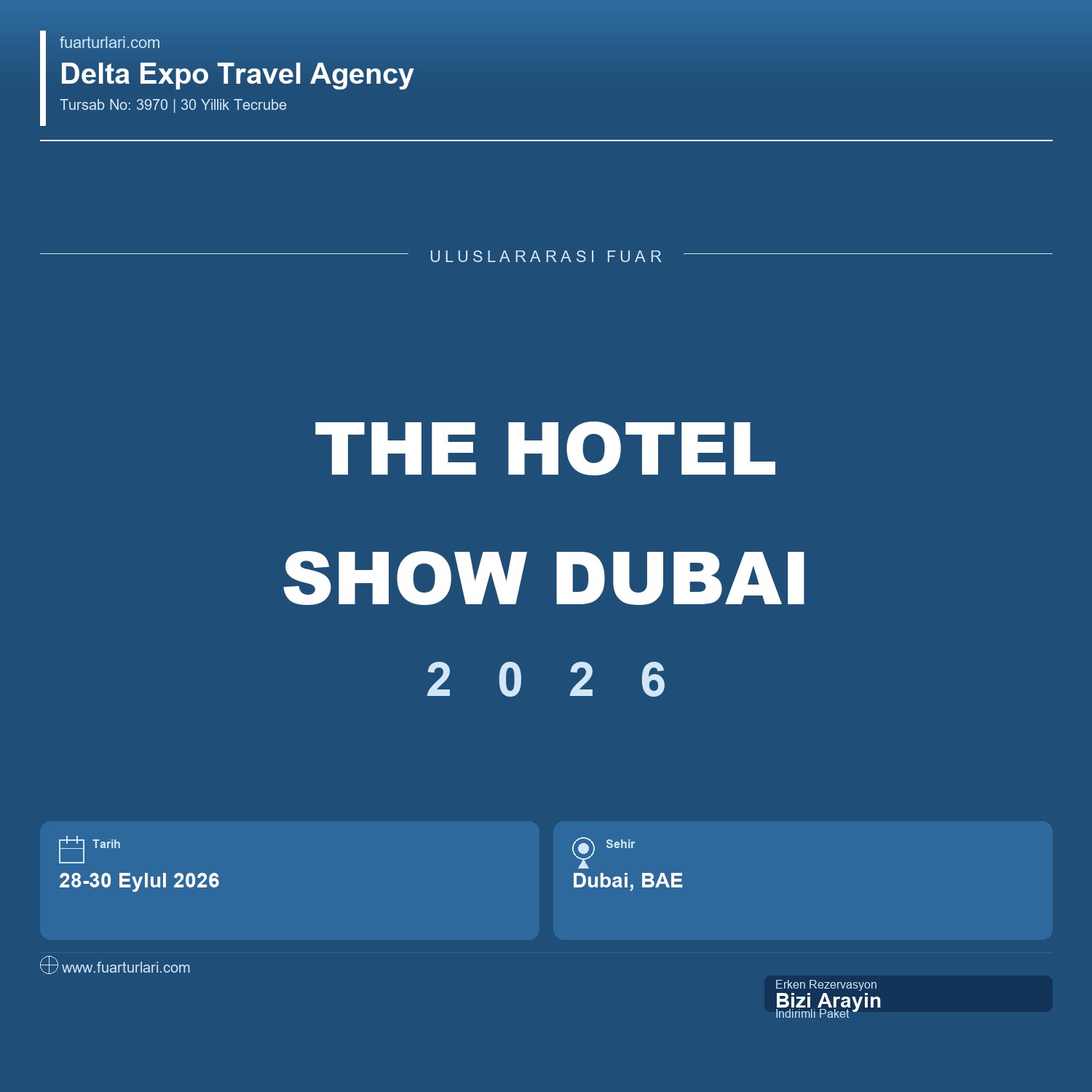 The Hotel Show Dubai 2026