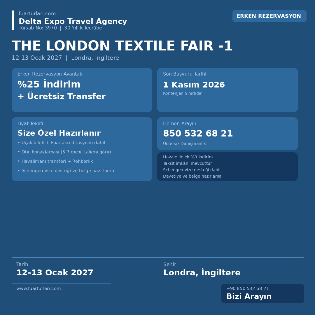 The London Textile Fair 2027-1