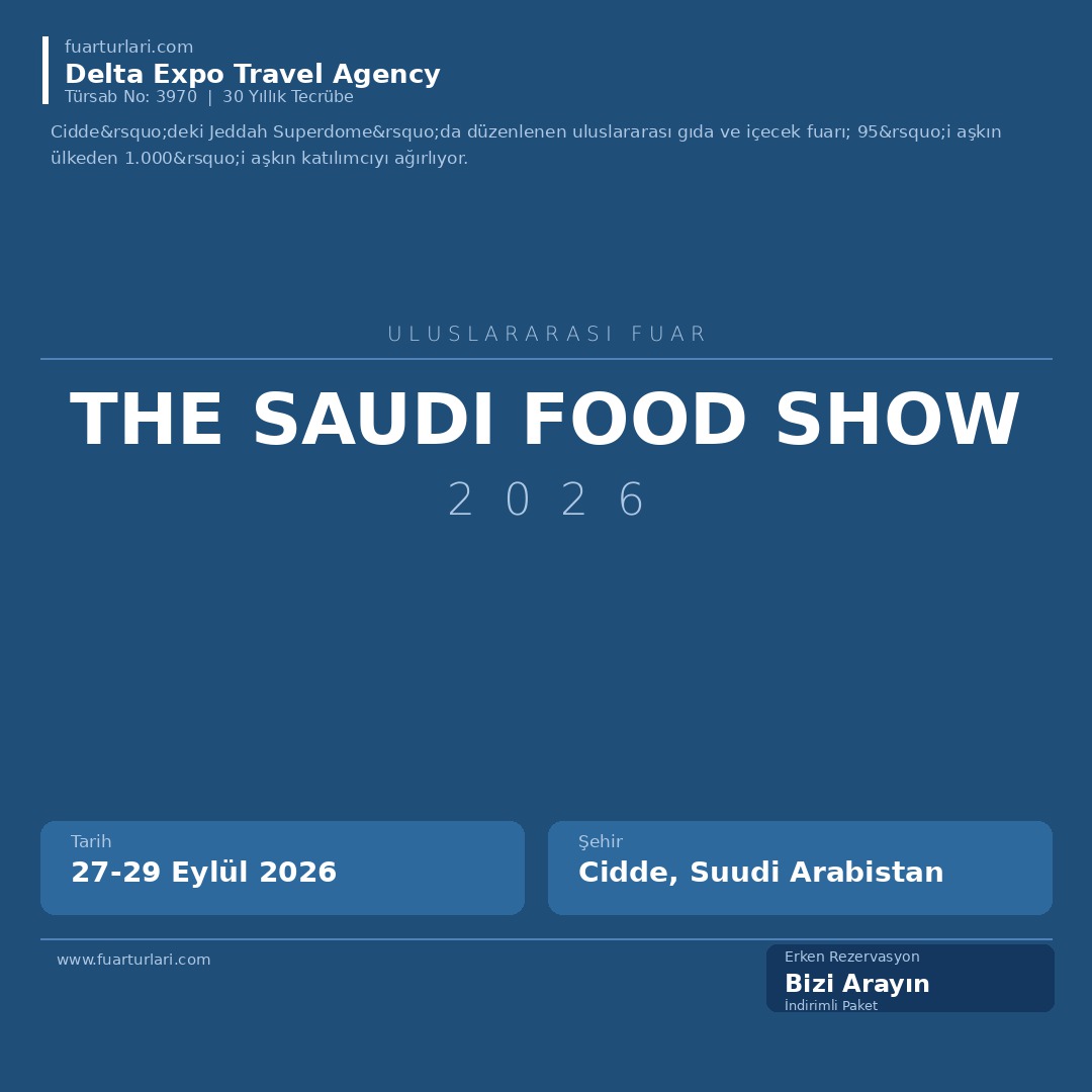 The Saudi Food Show 2026