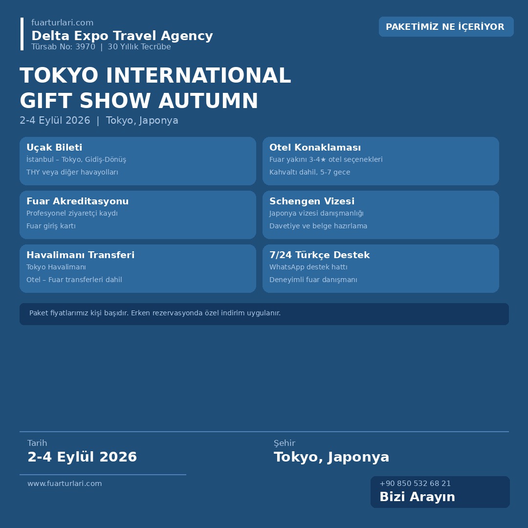 Tokyo International Gift Show Autumn 2026