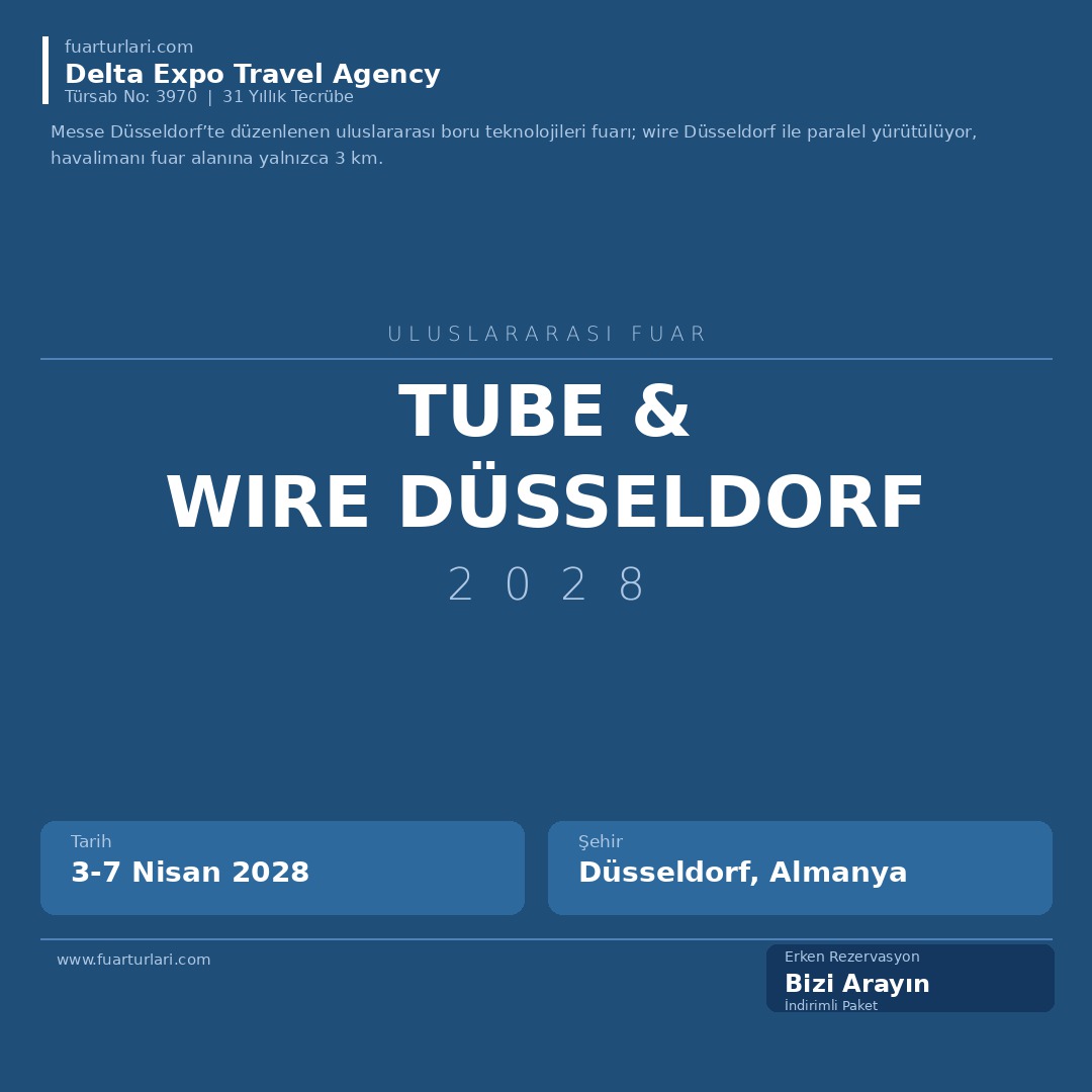 Tube & Wire Düsseldorf 2028