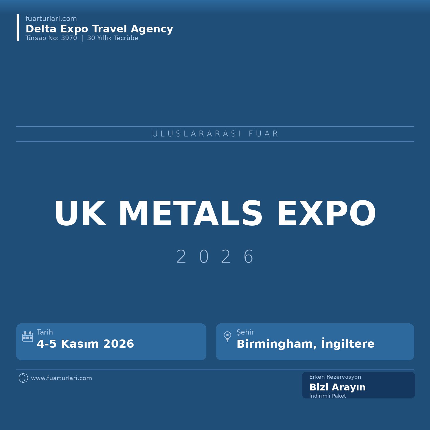 UK Metals Expo 2026
