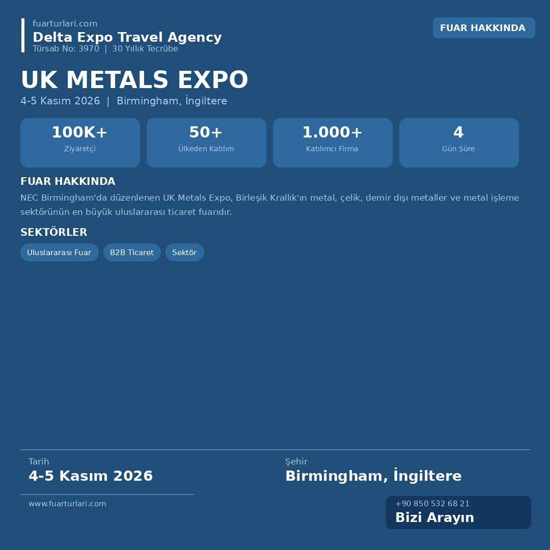 UK Metals Expo 2026