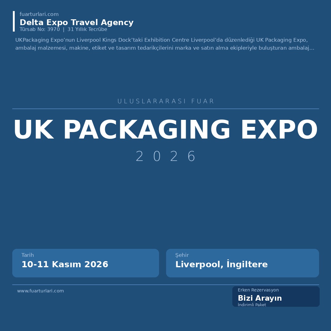 UK Packaging Expo 2026