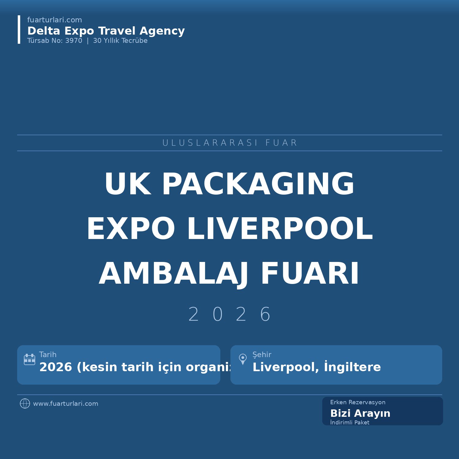 UK Packaging Expo 2026 — Liverpool Ambalaj Fuarı