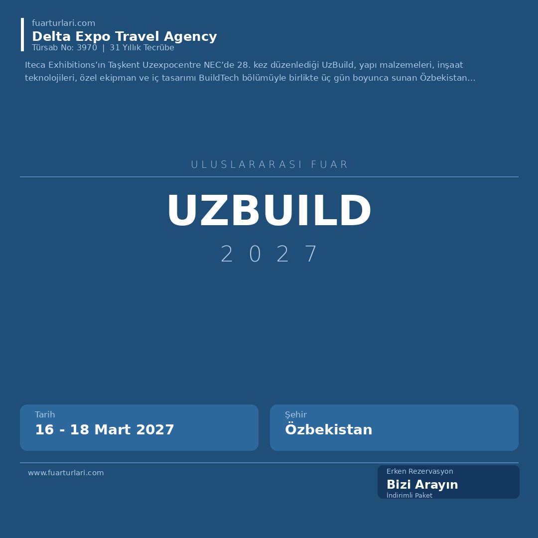 UzBuild 2027 