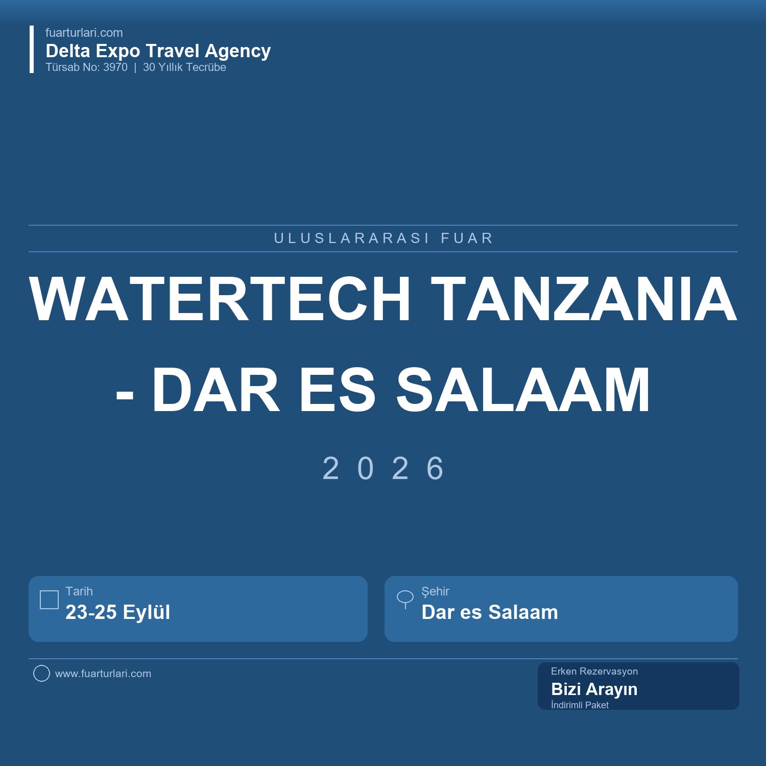WaterTech Tanzania 2026 - Dar es Salaam