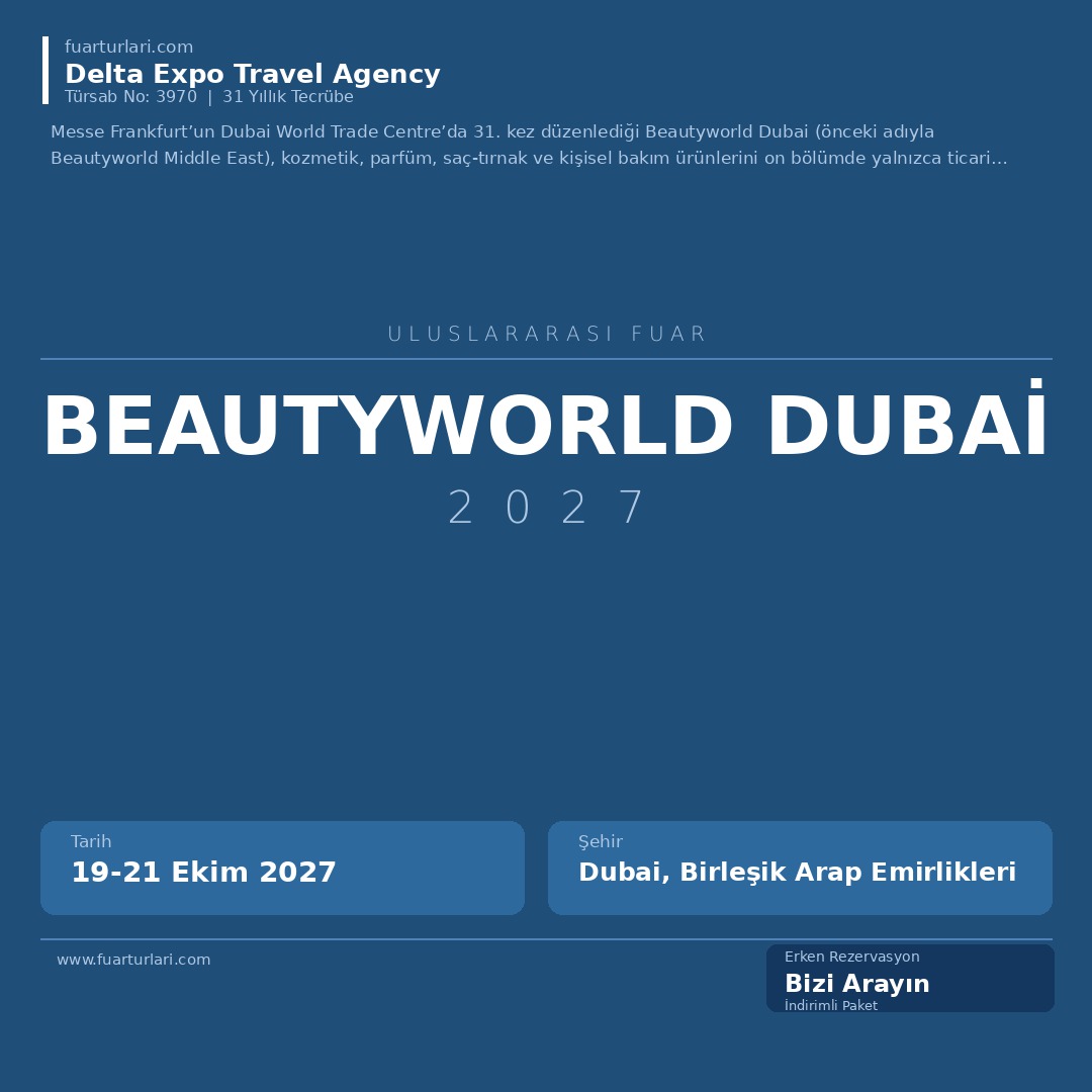 Beautyworld Dubai 2027