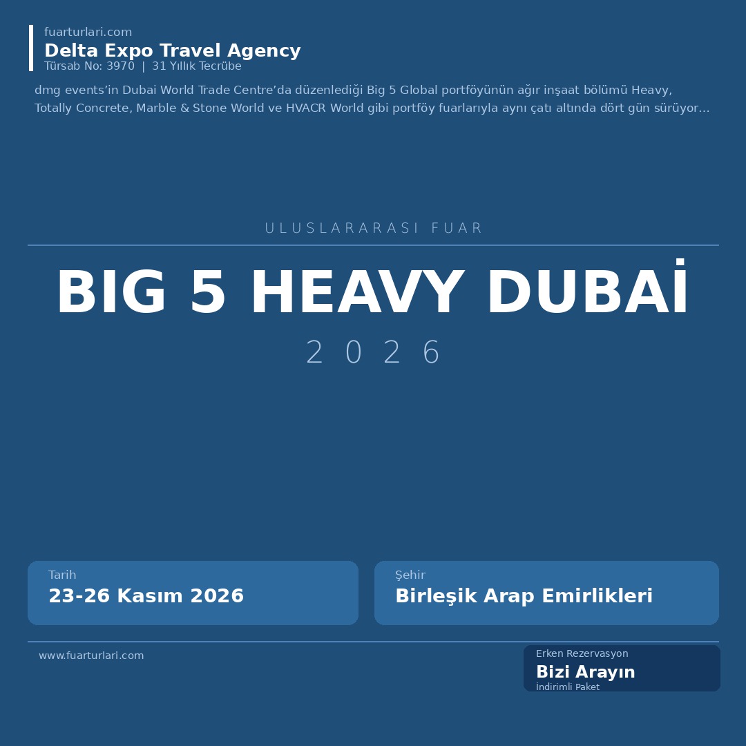 Big 5 Heavy 2026 Dubai