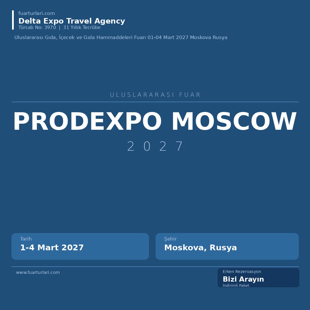 Prodexpo Moscow 2027
