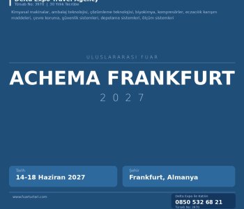 İlk Kez Achema Frankfurt Katılımcısı mısınız? 2027 Başlangıç Kılavuzu