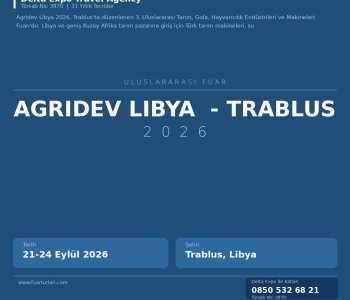 Trablusı'den Haberler: Agridev Libya - Trablus 2026 Tarihi Yaklaşıyor