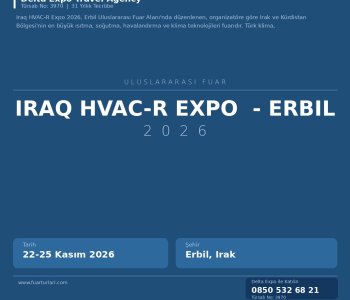 2026 Sektör Trendleri: Iraq HVAC-R Expo - Erbil Ne Vaat Ediyor?
