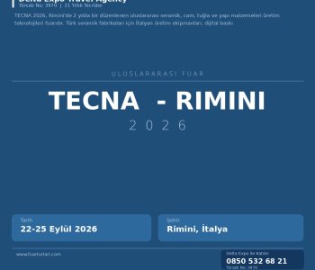 TECNA - Rimini 2026: Sektör Fuarları Arasındaki Yeri ve Önemi