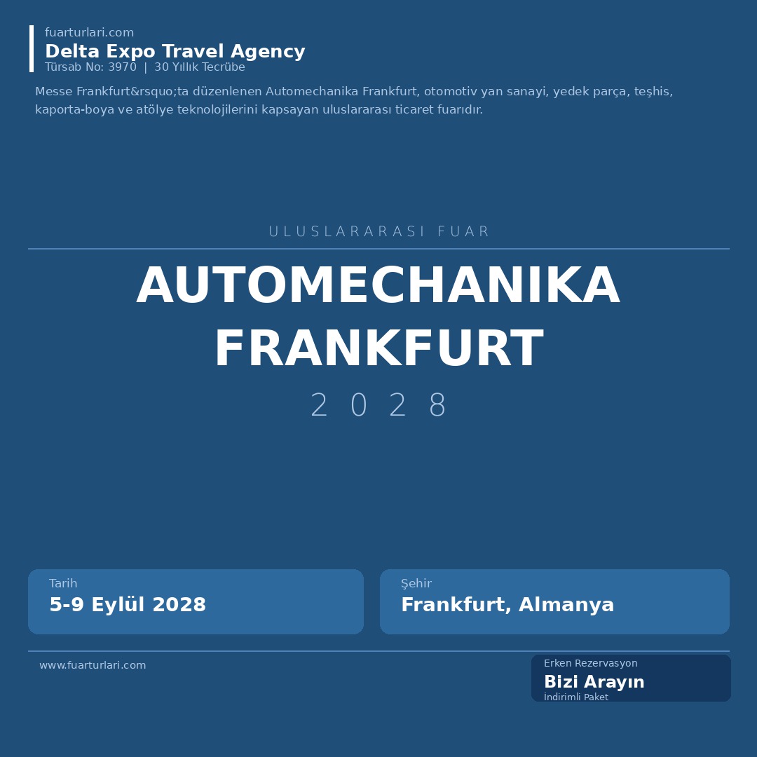 Automechanika Frankfurt 2028