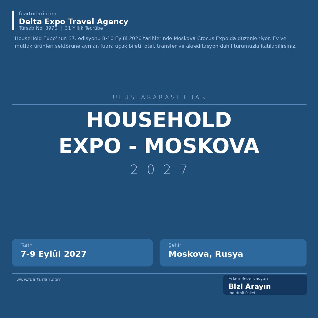 Household Expo 2027 - Moskova