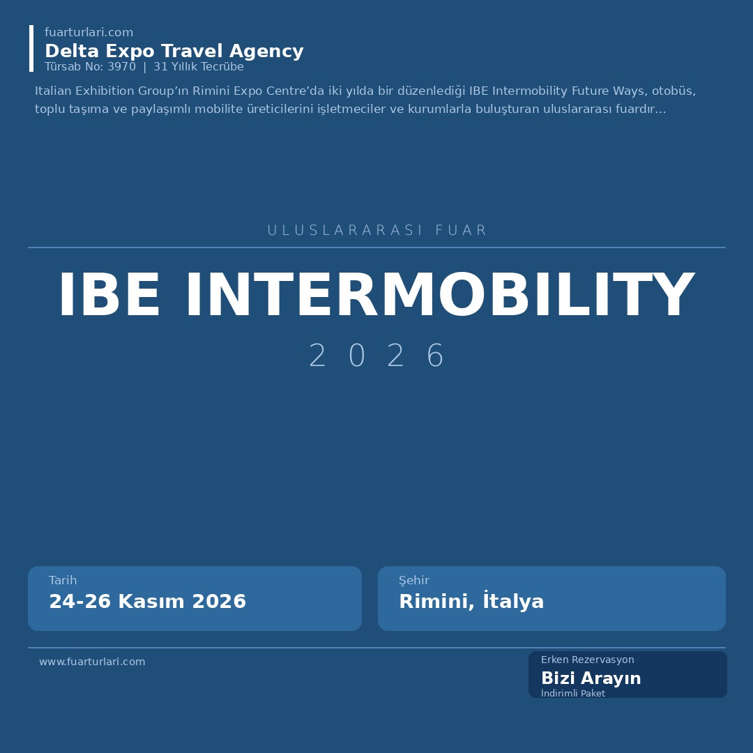 IBE Intermobility 2026