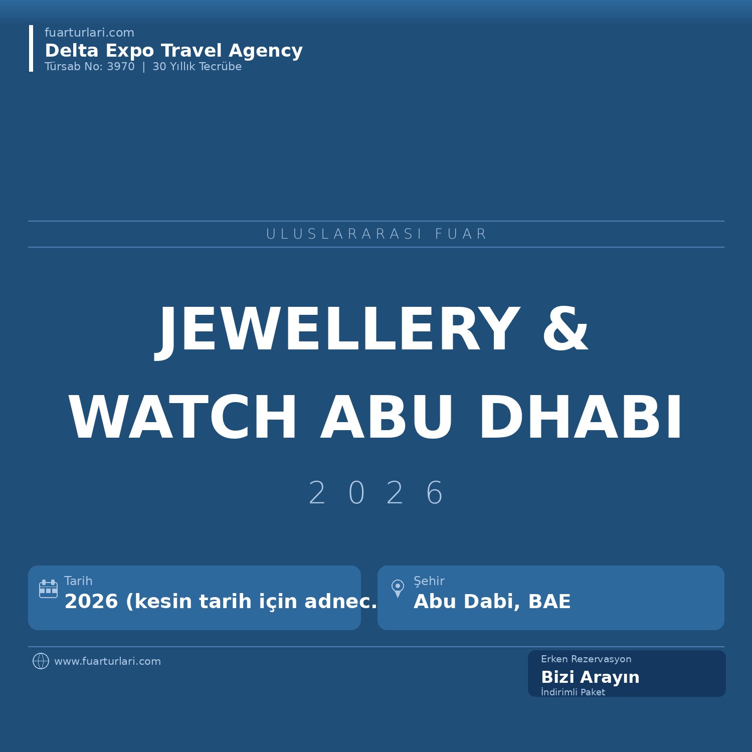 Jewellery & Watch Abu Dhabi 2026