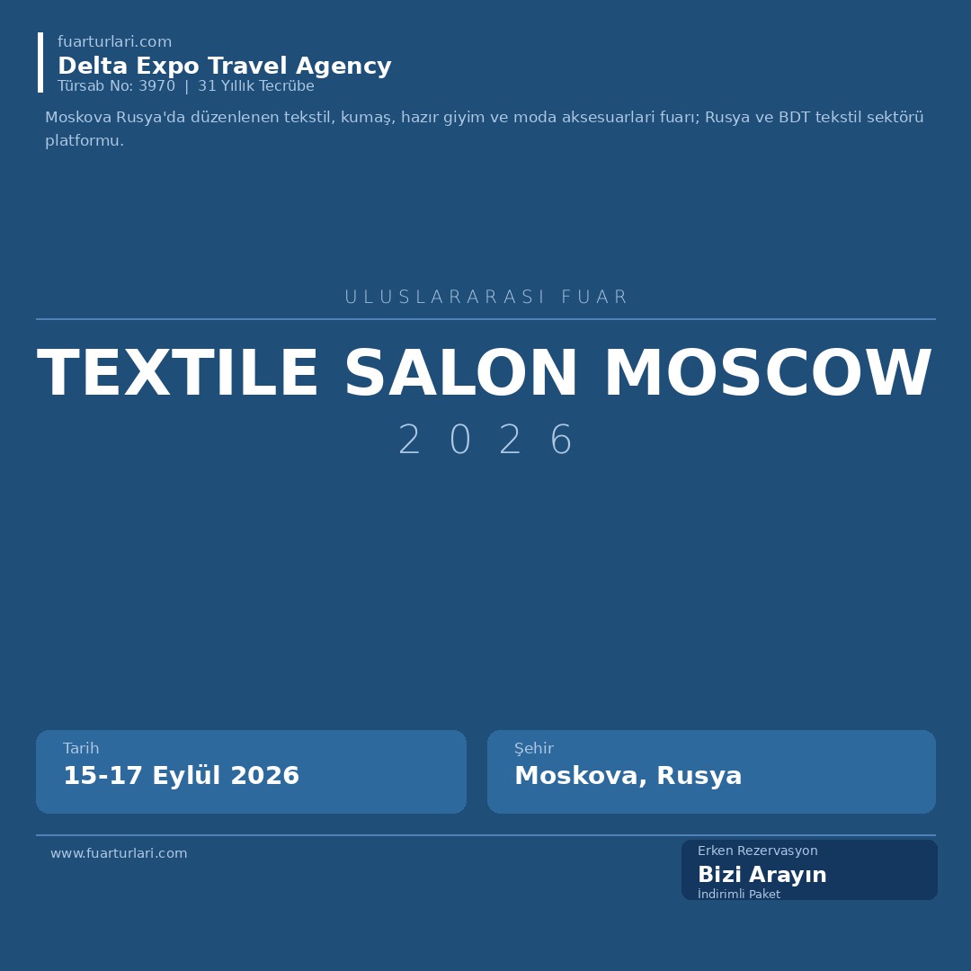 Textile Salon Moscow 2026-2