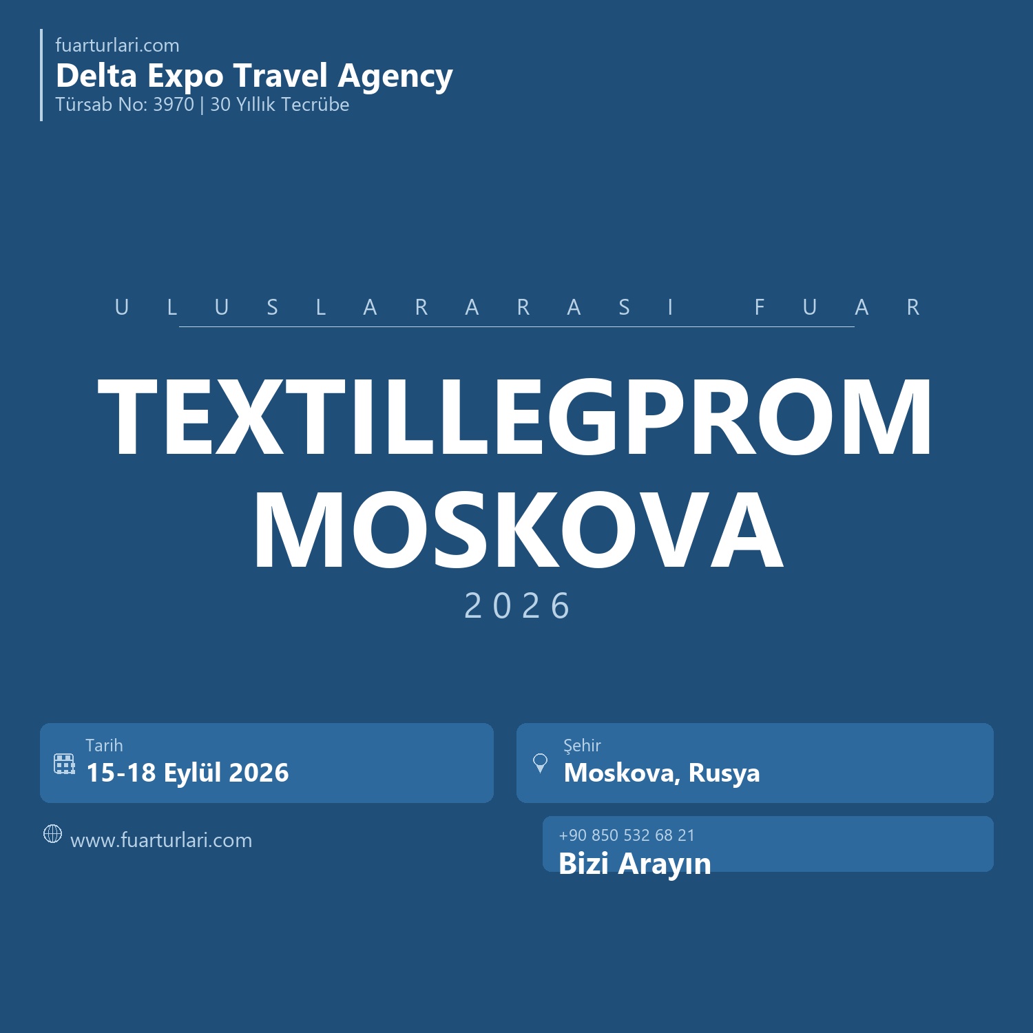 Textillegprom Moskova 2026