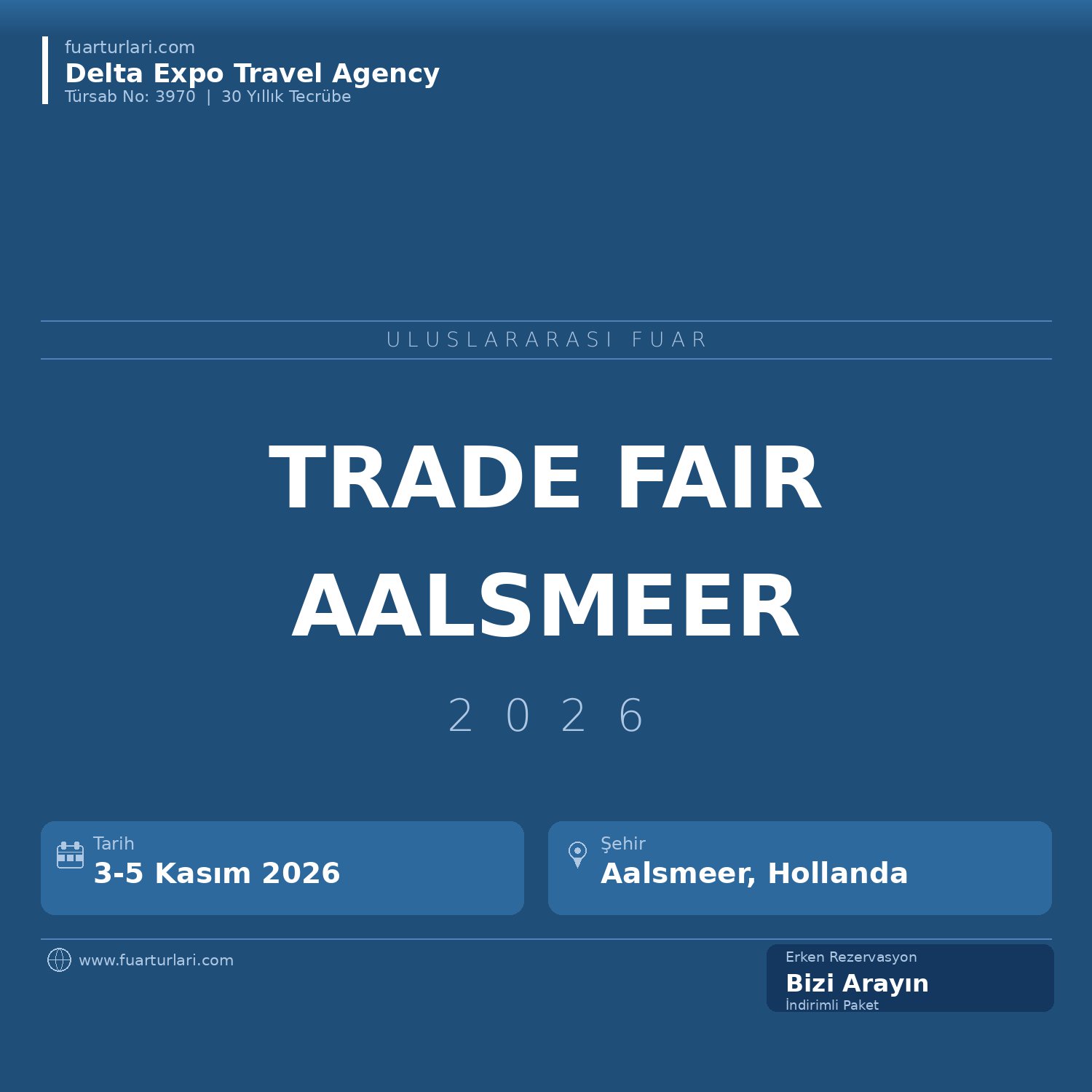Trade Fair Aalsmeer 2026