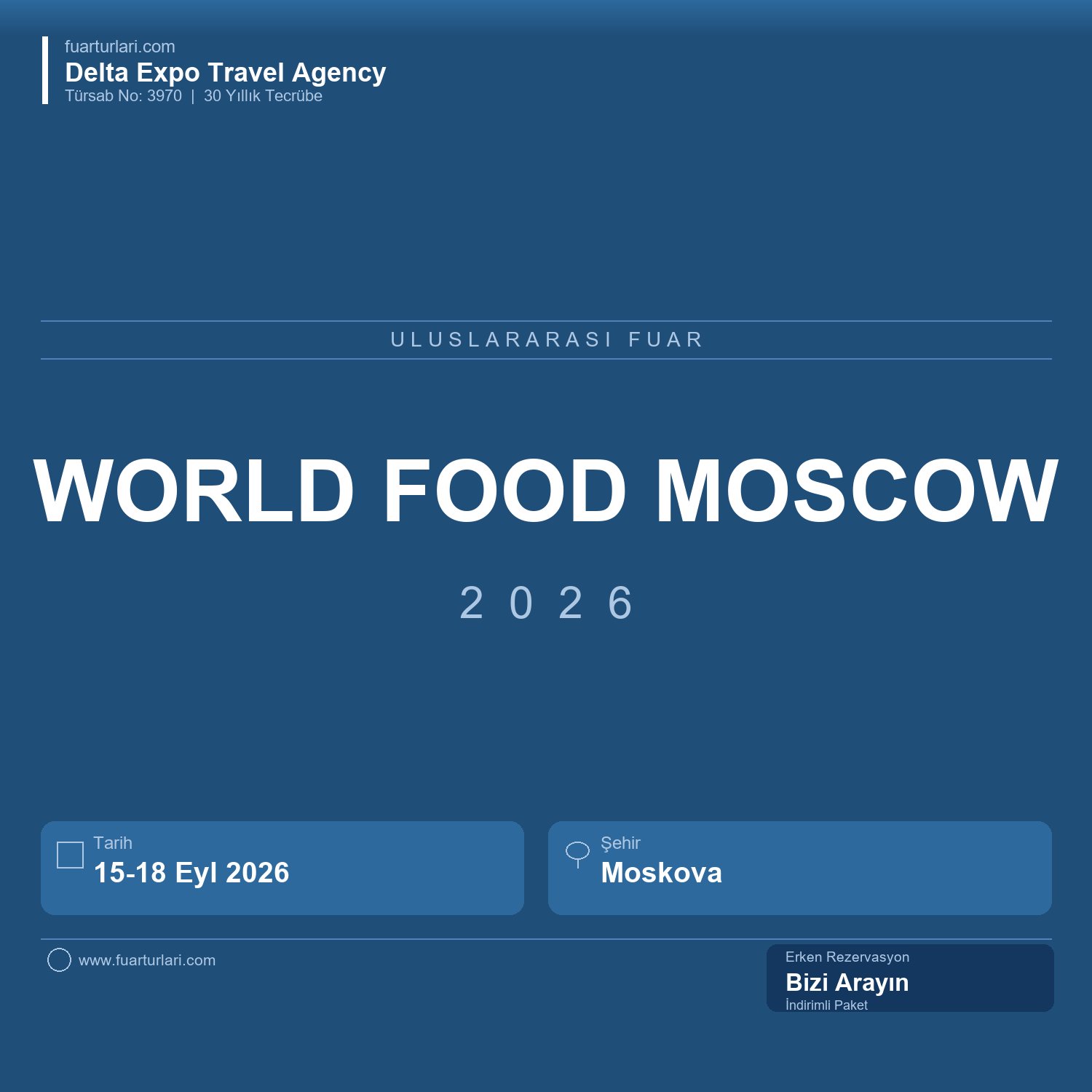 World Food Moscow 2026 - Moskova